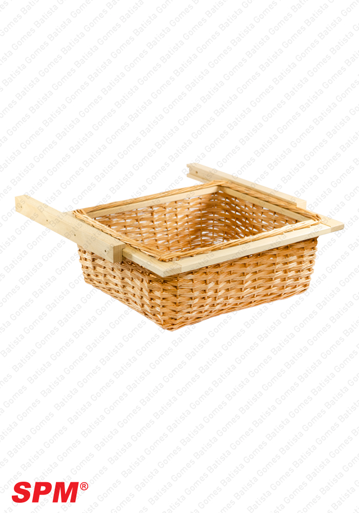 Cestos em verga individuais com corredi�a